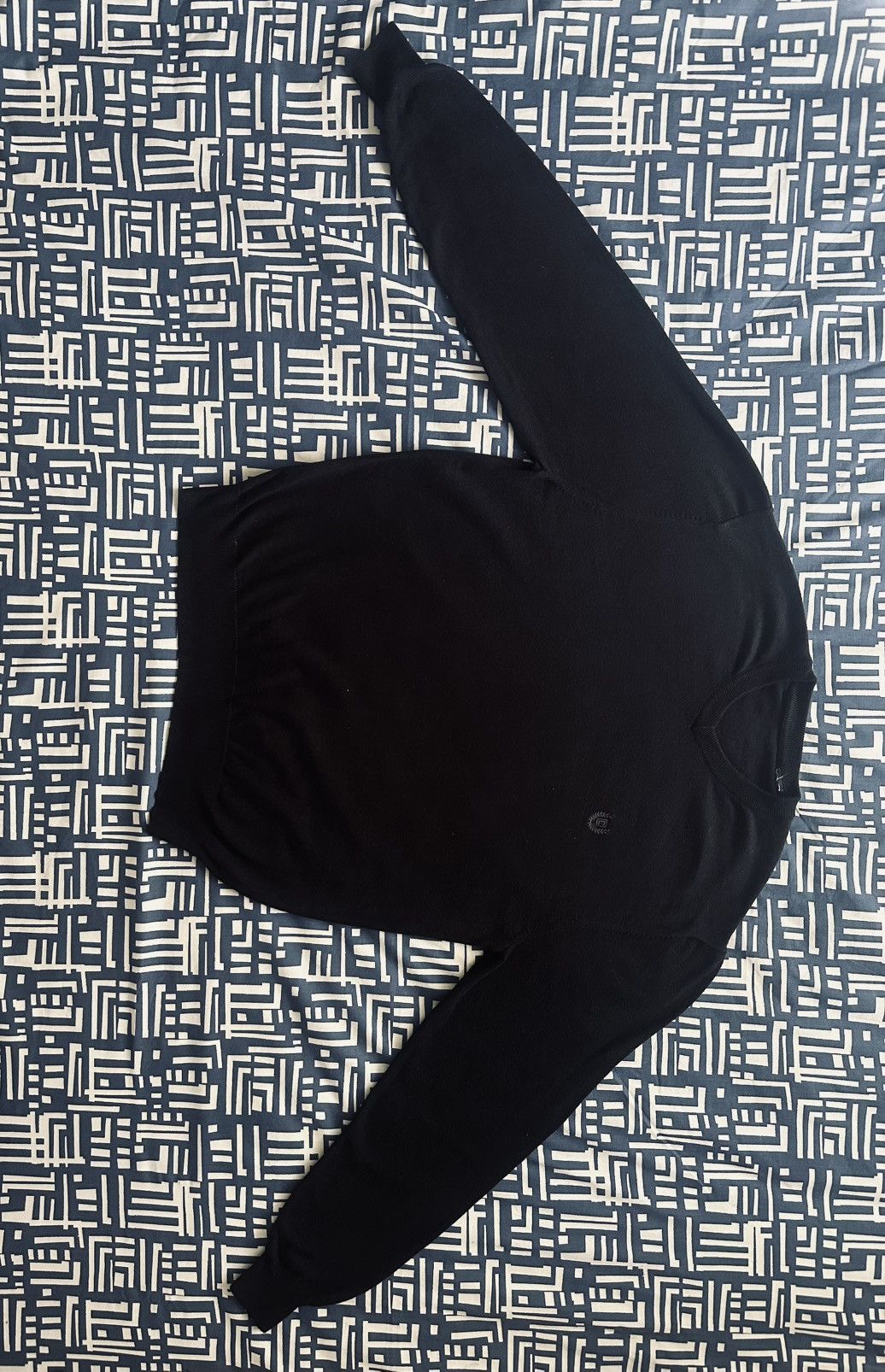 Chaps Ralph Lauren Vintage Chaps Ralph Lauren Black Sweater Fisherman Knit Y2K Size US L / EU 52-54 / 3 - 1 Thumbnail