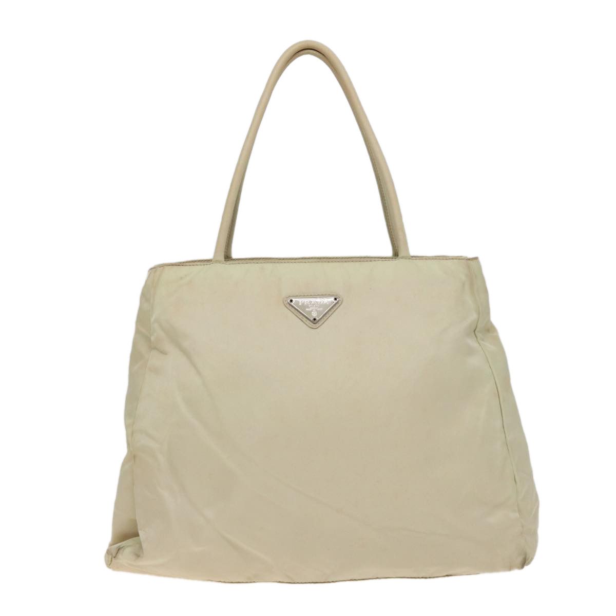 Prada Tessuto White Synthetic Handbag (Pre-Owned) Size ONE SIZE - 1 Thumbnail