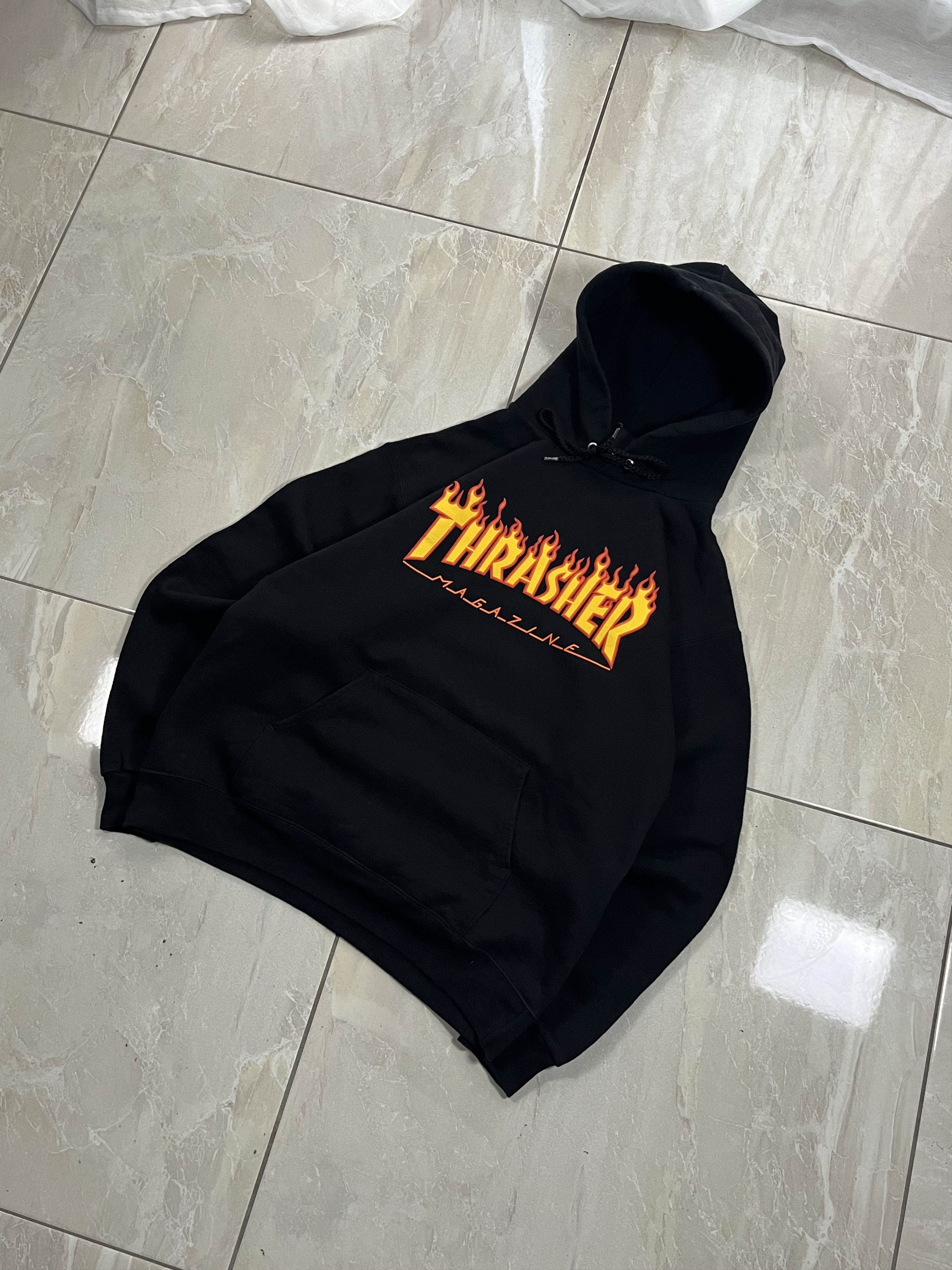 Thrasher Vintage Hoodie Thrasher Flame Logo Streetwear Y2K Black Size US S / EU 44-46 / 1 - 2 Thumbnail