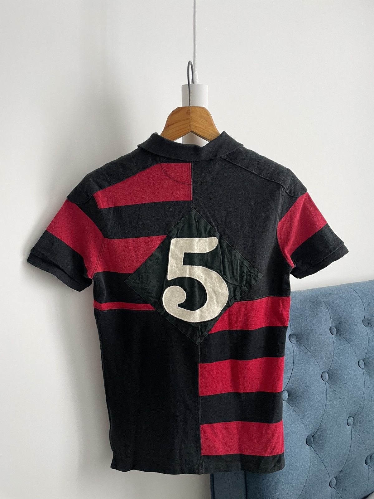 Polo Ralph Lauren Vintage Polo Ralph Lauren 00’s Stripped Rugby Shirt #5 RARE Size US S / EU 44-46 / 1 - 2 Thumbnail