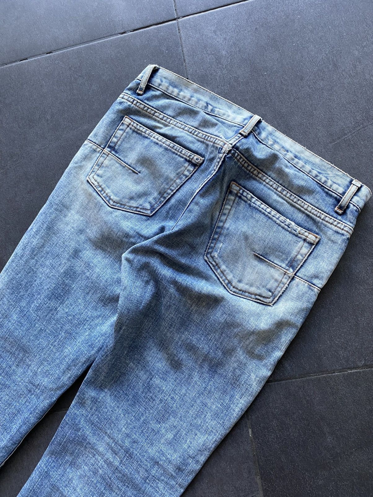 Dior dior home skinny jeans by kva distressed trashed jeans Size US 31 - 5 Thumbnail