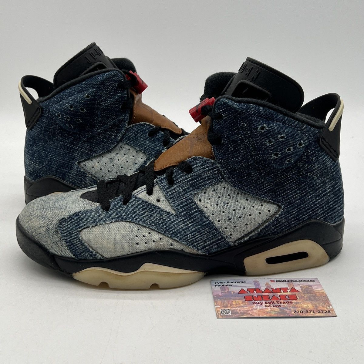 Air Jordan 6 Retro 'Washed popular Denim'