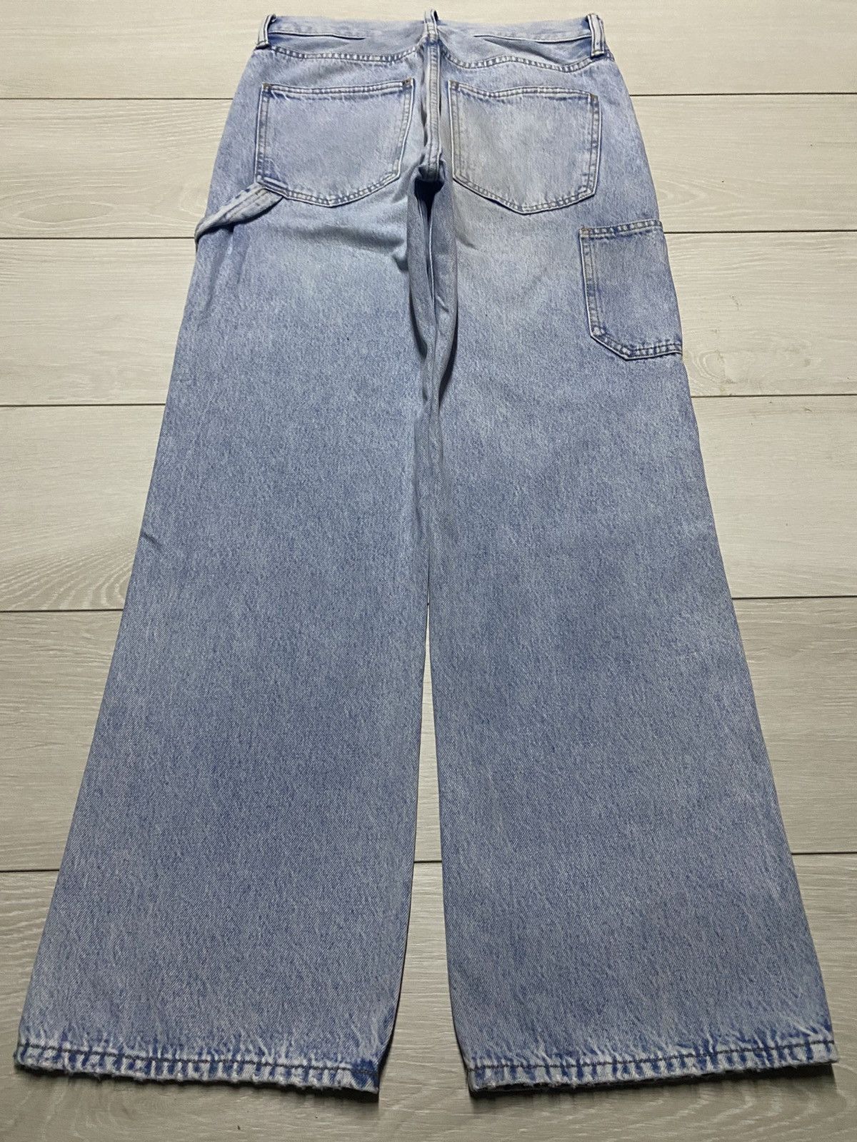 Gap Vintage Gap Carpenter Light Wash Baggy Jeans Size US 29 - 2 Thumbnail