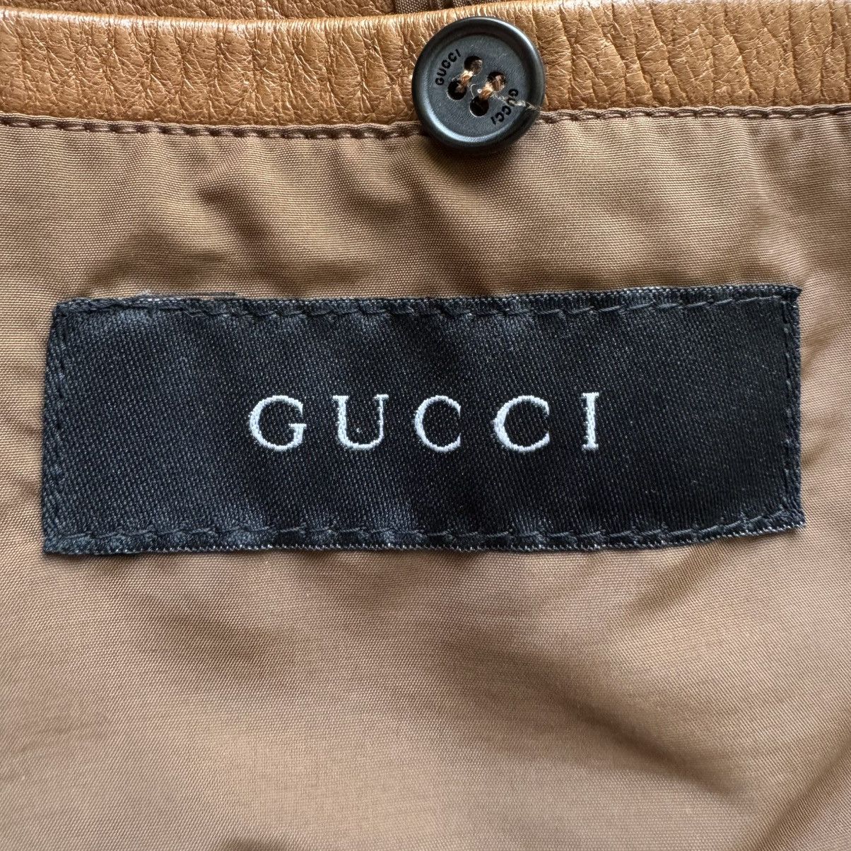 Gucci Gucci Tom Ford FW2000 Quilted Padded Biker Leather Jacket Size US M / EU 48-50 / 2 - 11 Thumbnail