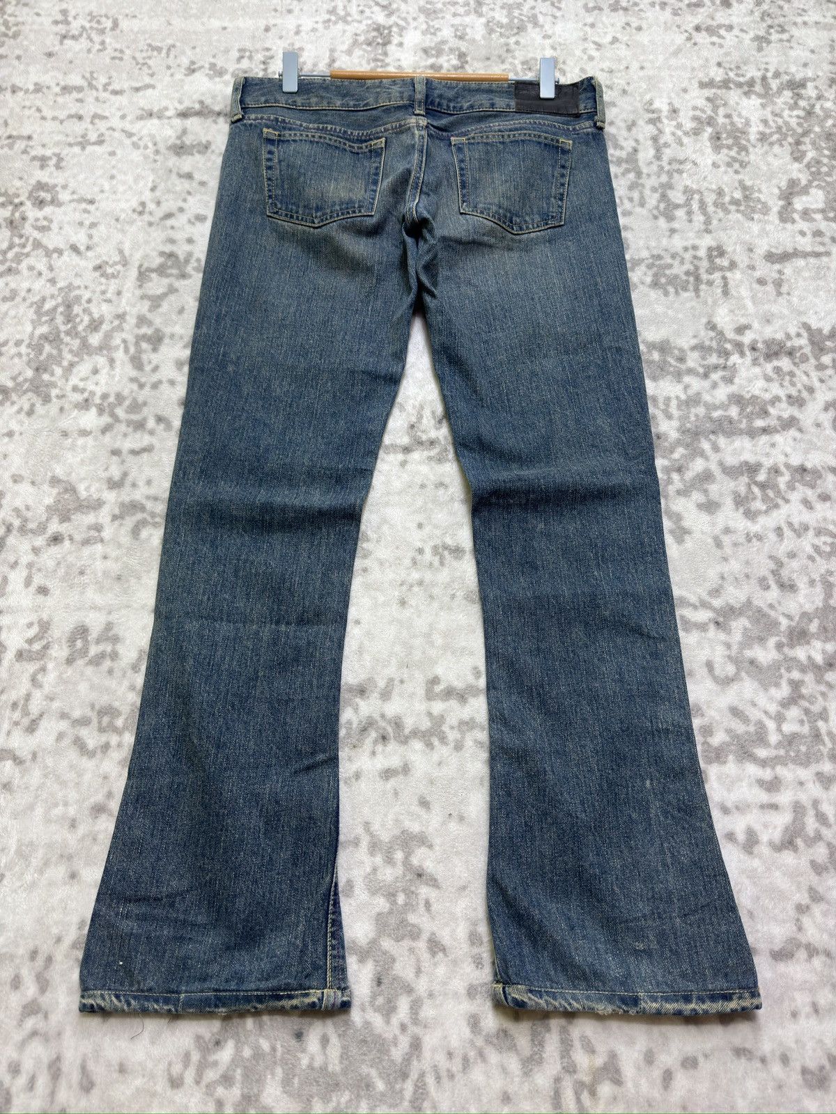 Hysteric Glamour SLY Y2K Low Rise Studded Bootcut Mud Wash Denim Jeans Size US 32 / EU 48 - 2 Thumbnail