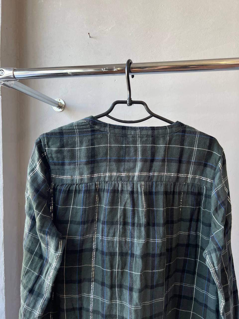 Sezane SEZANE WOMAN CLASSIC COTTON PLAID BUTTON SHIRT BLOUSE SZ 40 Size S / US 4 / IT 40 - 8 Thumbnail