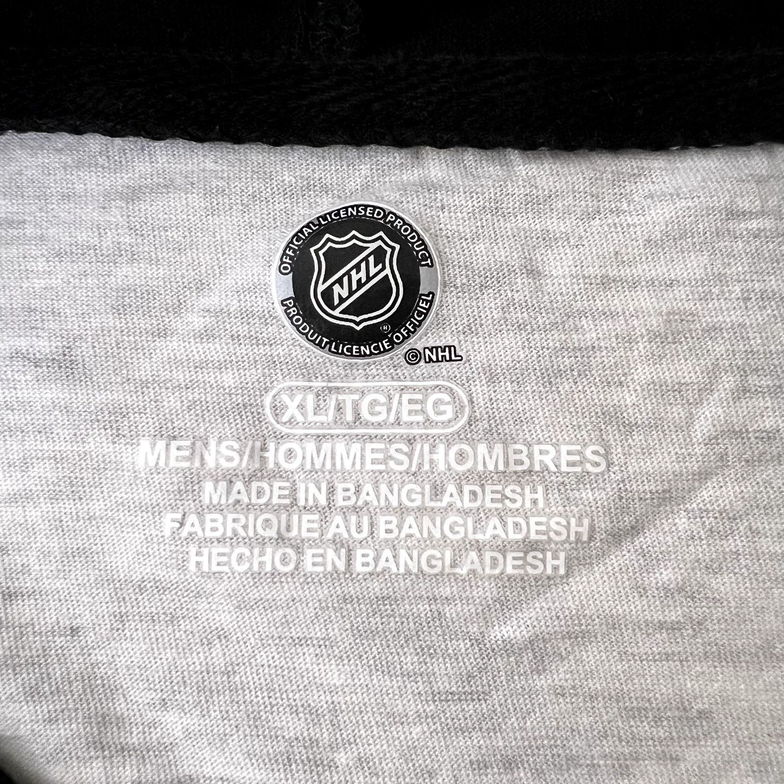 NHL Boston Bruins Logo Long Sleeve Baseball Hooded Shirt Size US XL / EU 56 / 4 - 4 Thumbnail