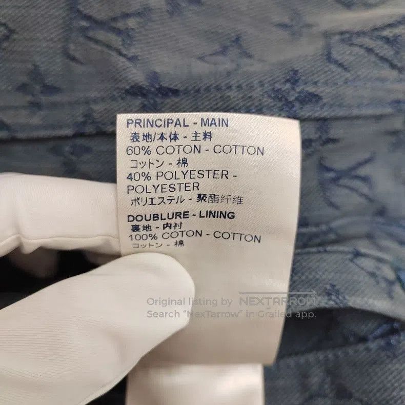 Louis Vuitton Louis Vuitton Denim full print jacket Size US S / EU 44-46 / 1 - 5 Thumbnail