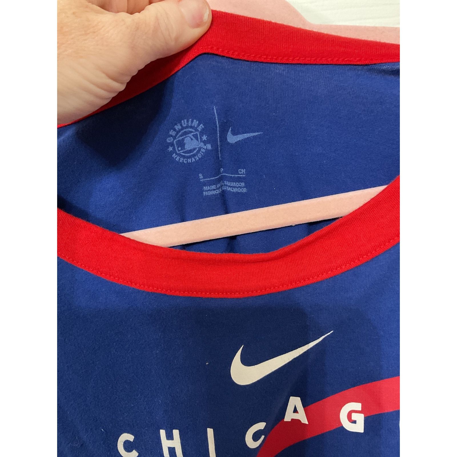 Nike Nike Women's Chicago Cubs Team First High Boxy Crop Tee, S Size S / US 4 / IT 40 - 5 Thumbnail