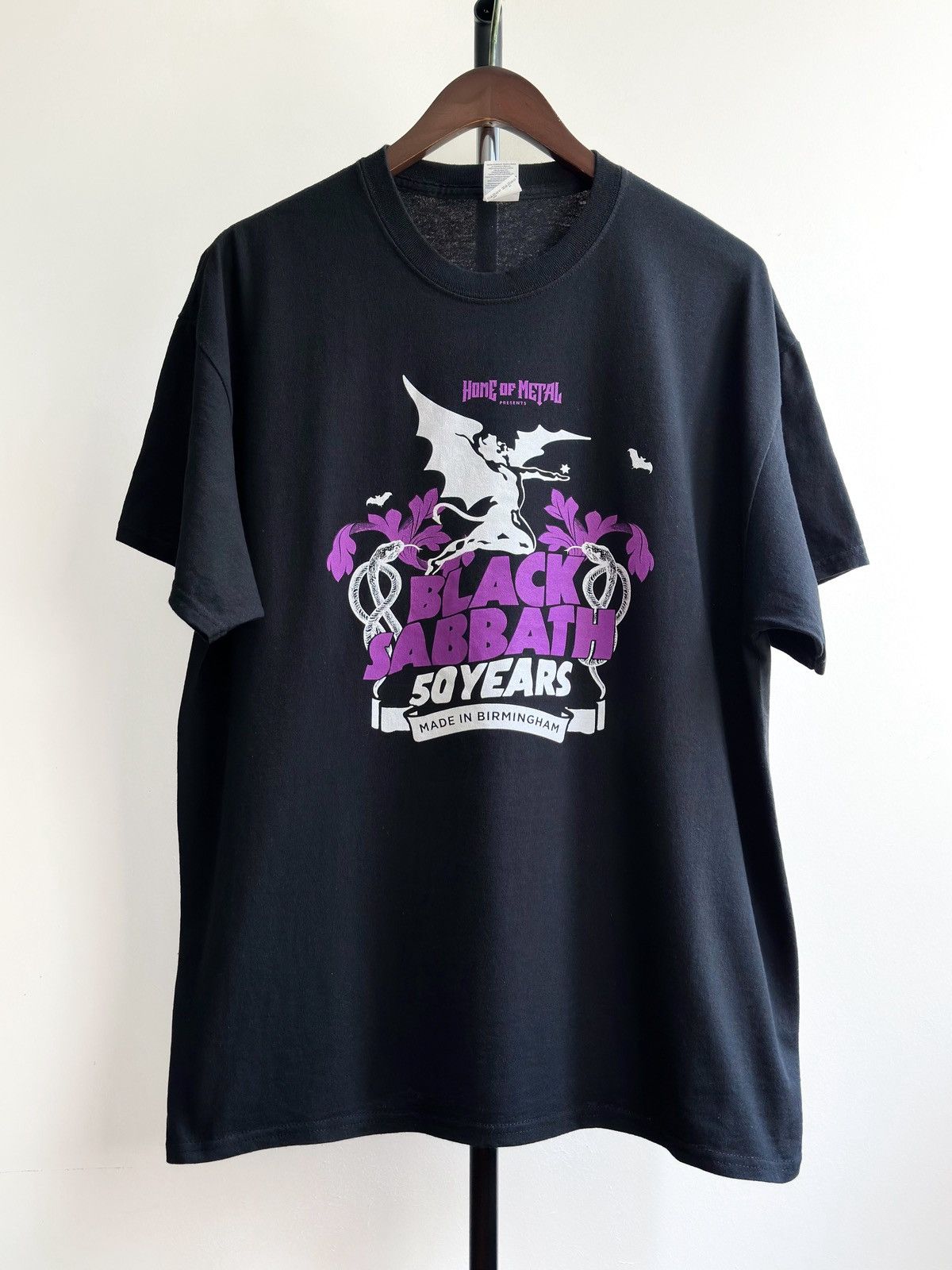 Band Tees Vintage Black Sabbath 50 Years Ozzy Osbourne Band Promo Tee Size US XL / EU 56 / 4 - 1 Thumbnail
