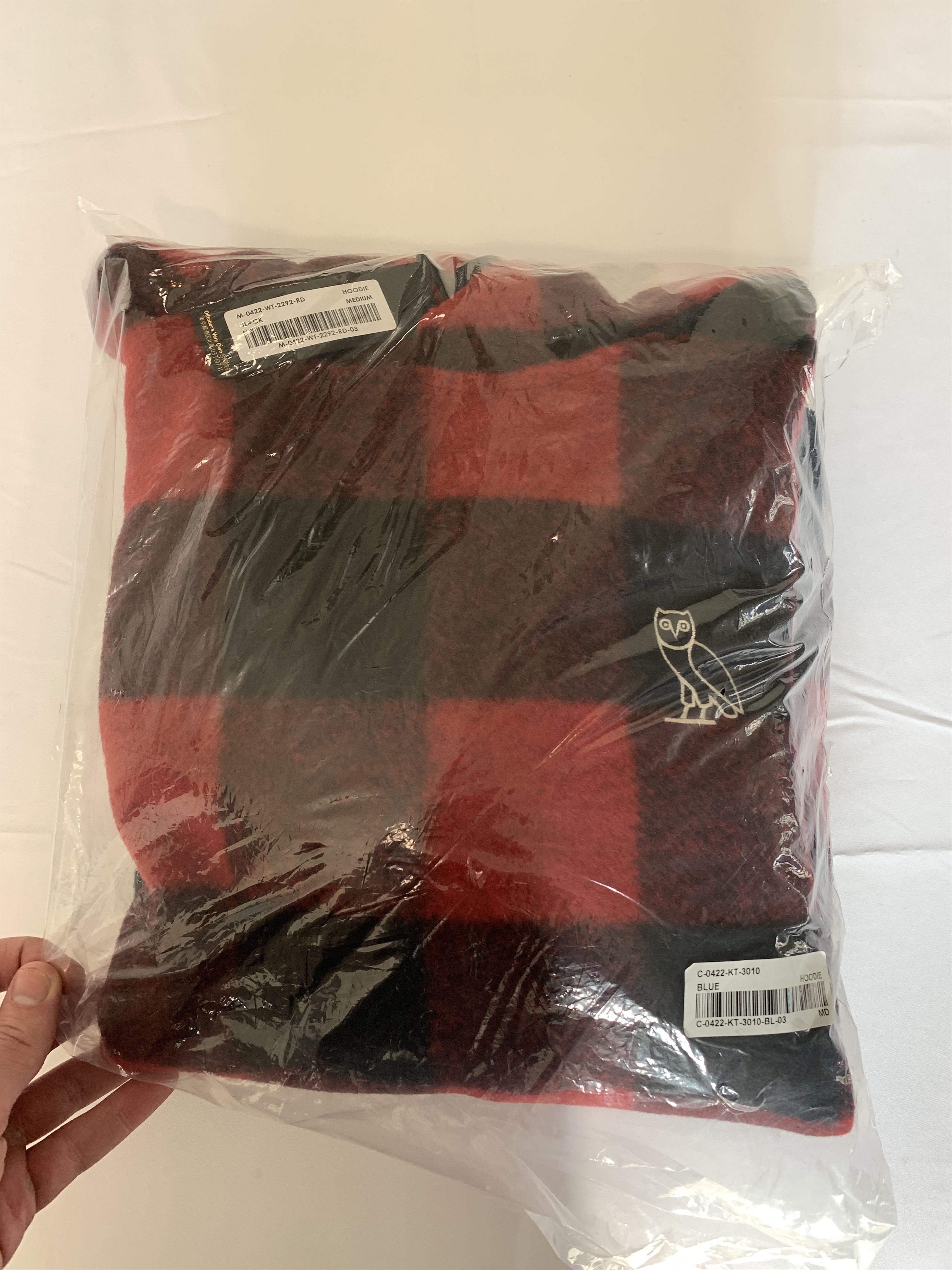Drake *RARE* OVO Buffalo Plaid Wool-Blend Hoodie Size US M / EU 48-50 / 2 - 5 Thumbnail