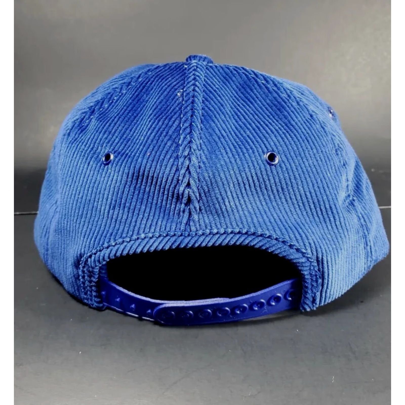 Vintage VTG New Holland Patch Blue Corduroy Snapback Hat Men Adjustable USA Size ONE SIZE - 7 Thumbnail