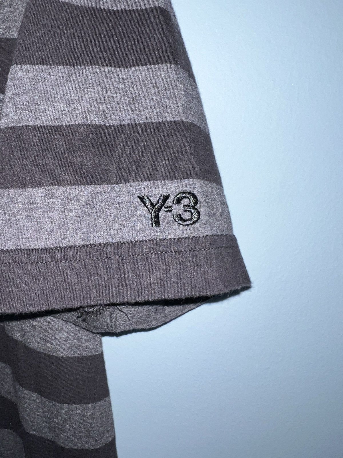 Y-3 Y-3 YOHJI YAMAMOTO ADIDAS STRIPE HEATHER SHIRT Size US M / EU 48-50 / 2 - 3 Thumbnail