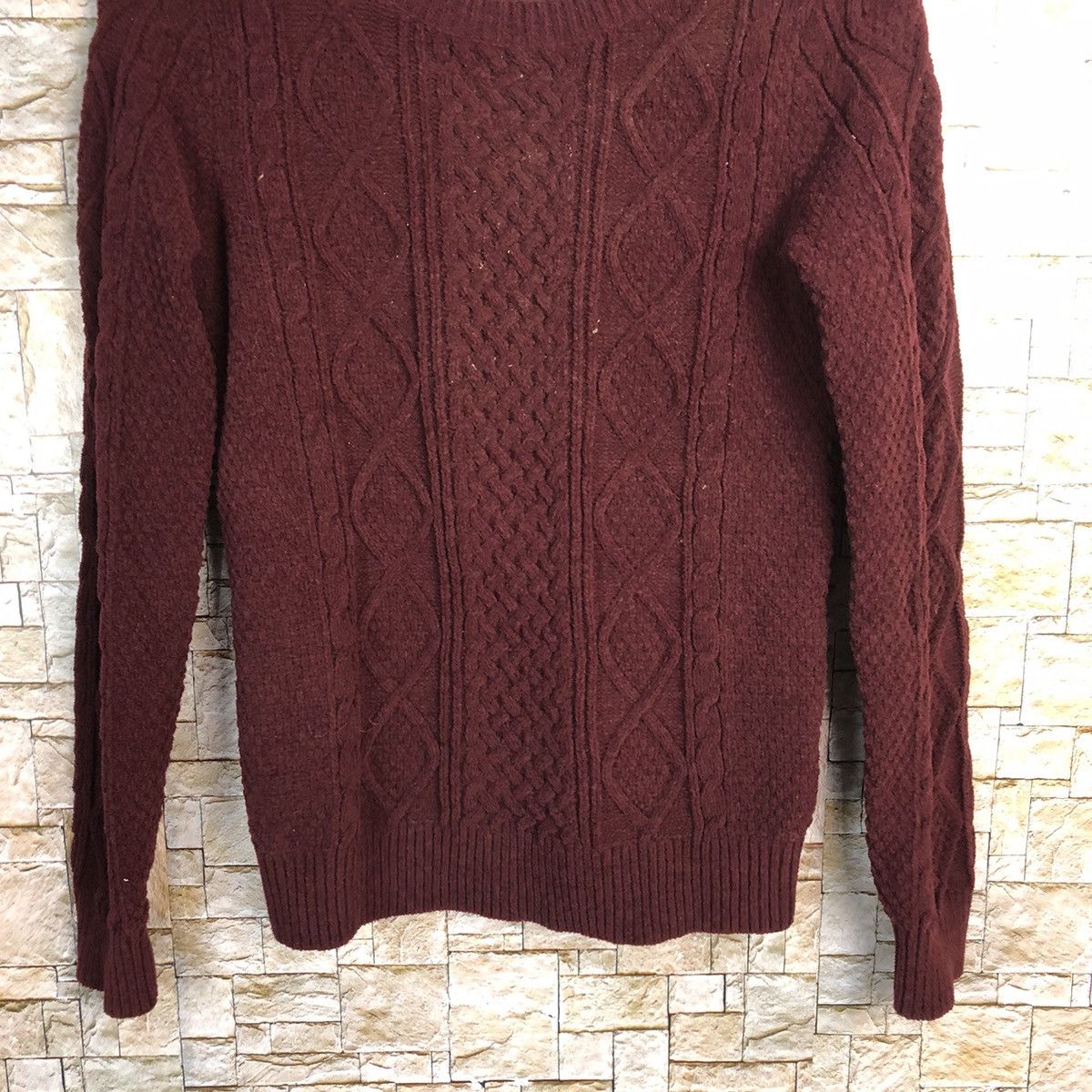 Uniqlo Uniqlo X Ins de La Fressange Maroon Knitwear #A297 Size M / US 6-8 / IT 42-44 - 3 Thumbnail