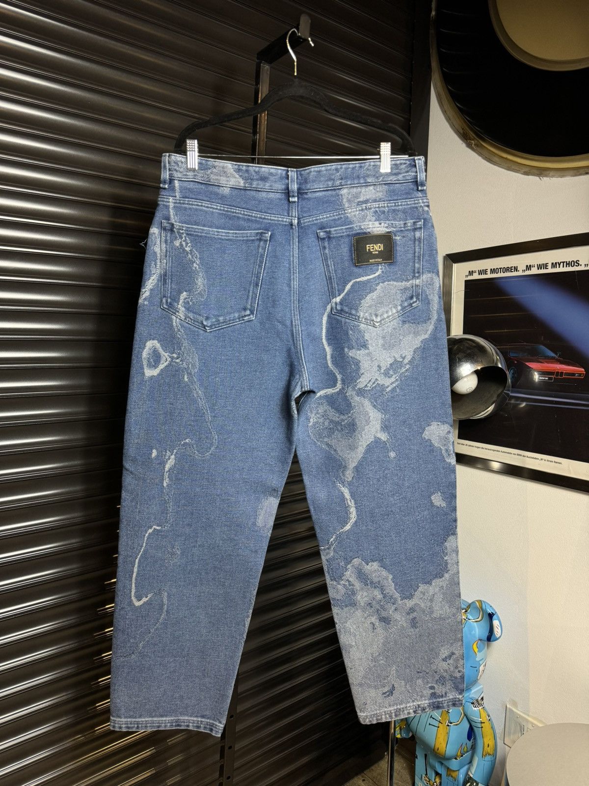 Fendi Fendi Roma Moonlight Relaxed Denim Jeans - 36/34 Size US 36 / EU 52 - 4 Thumbnail