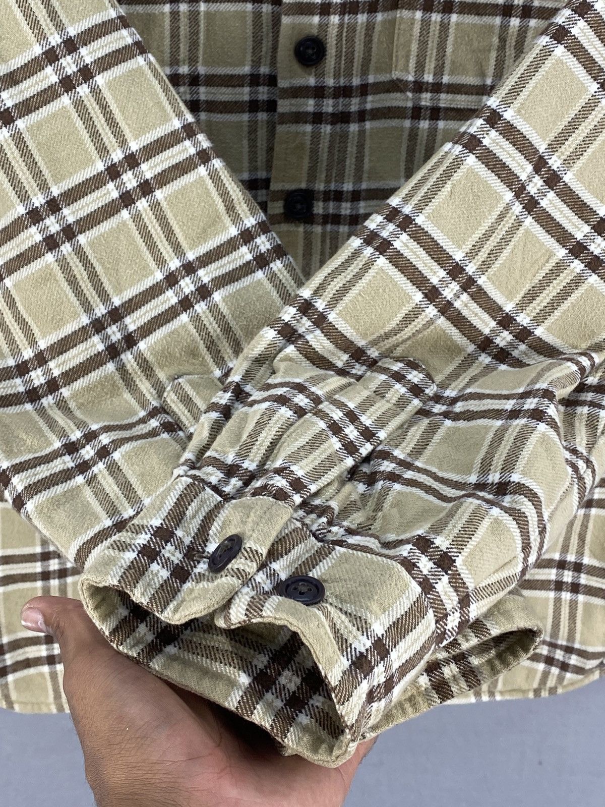 L.L. Bean L.L Bean Heavy Flannel Shirt Plaid Check Size US L / EU 52-54 / 3 - 10 Thumbnail