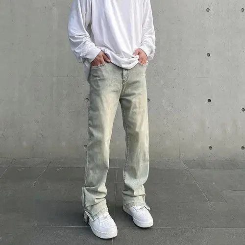 VIBE Skinny Jeans Y2k Fashion Casual Vintage Fit Distressed Size US 29 - 2 Thumbnail