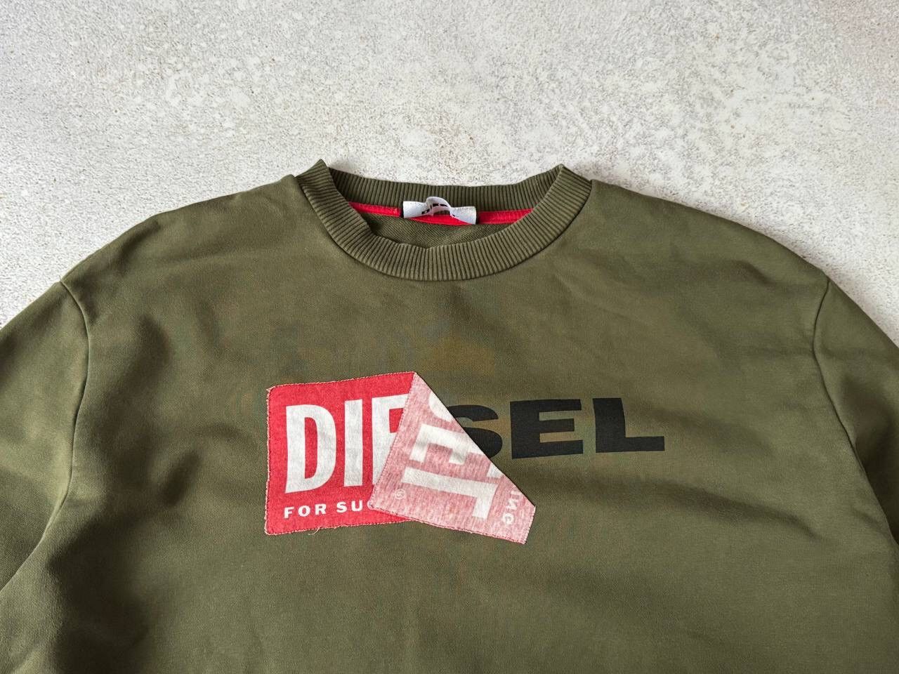 Diesel × Vintage Vintage Diesel Crewneck Sweatshirt Big Central Logo Y2K Rare Size US L / EU 52-54 / 3 - 2 Thumbnail