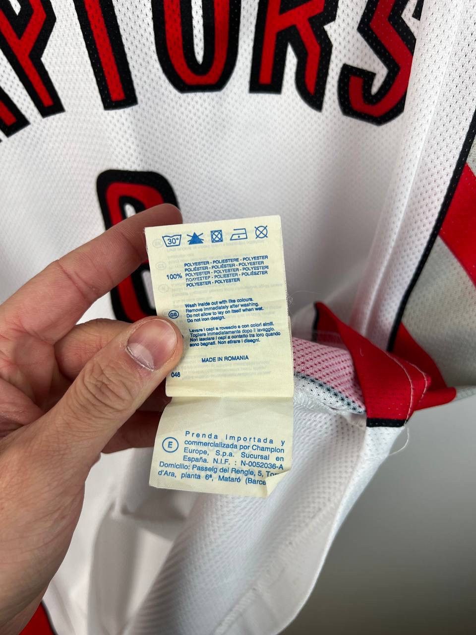 Champion Raptors Champion Calderon jersey t-shirts size M Size US M / EU 48-50 / 2 - 6 Thumbnail