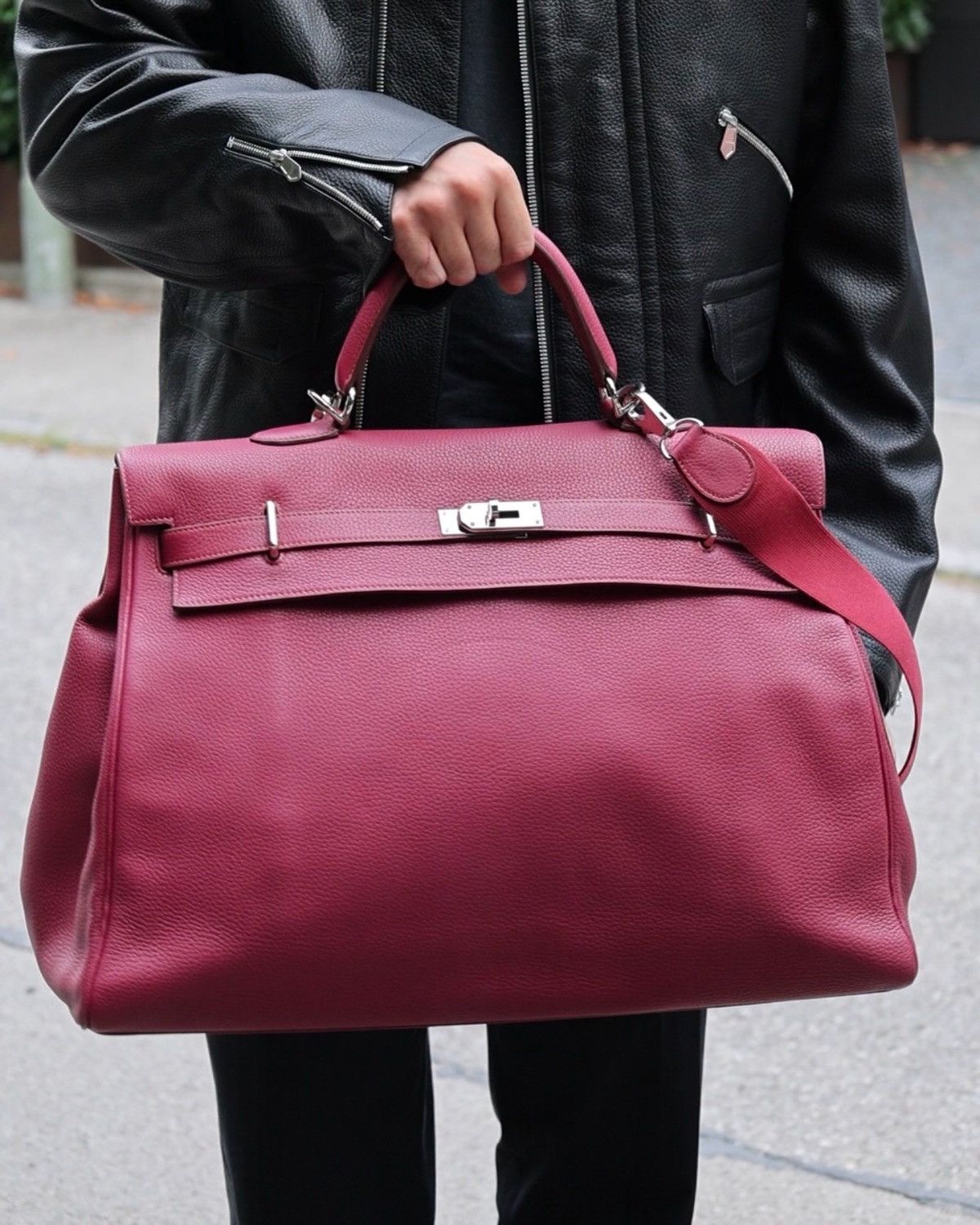 Hermes Kelly 50 Voyage Rubis Clémence 2010 Size ONE SIZE - 1 Thumbnail