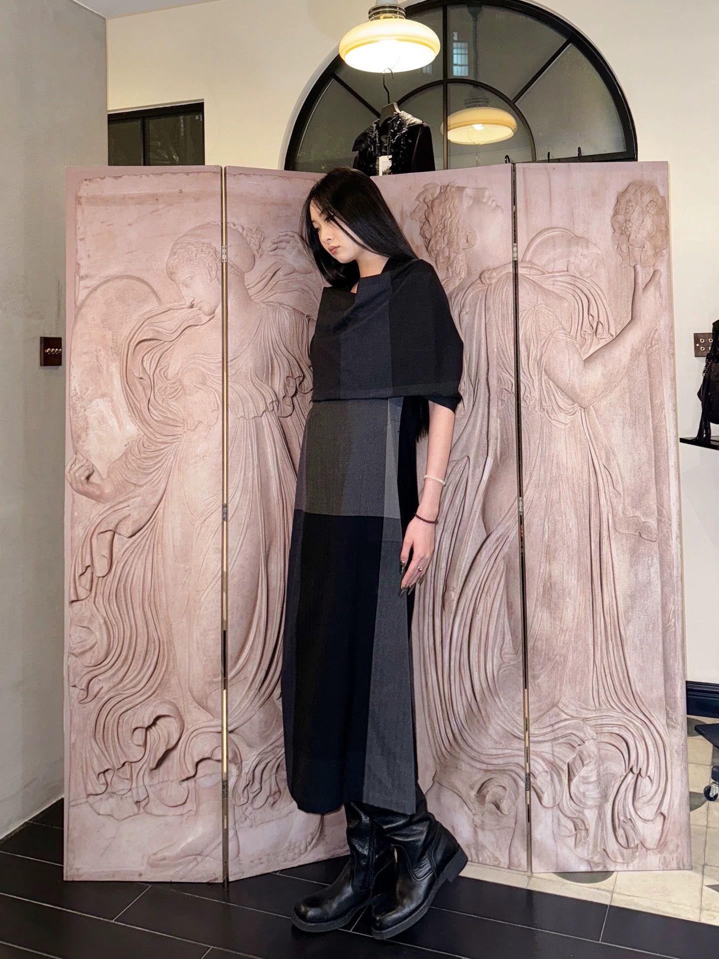 Comme des Garcons CDG tricot 1996 Wool Layered Dress Vintage S Size S / US 4 / IT 40 - 3 Thumbnail