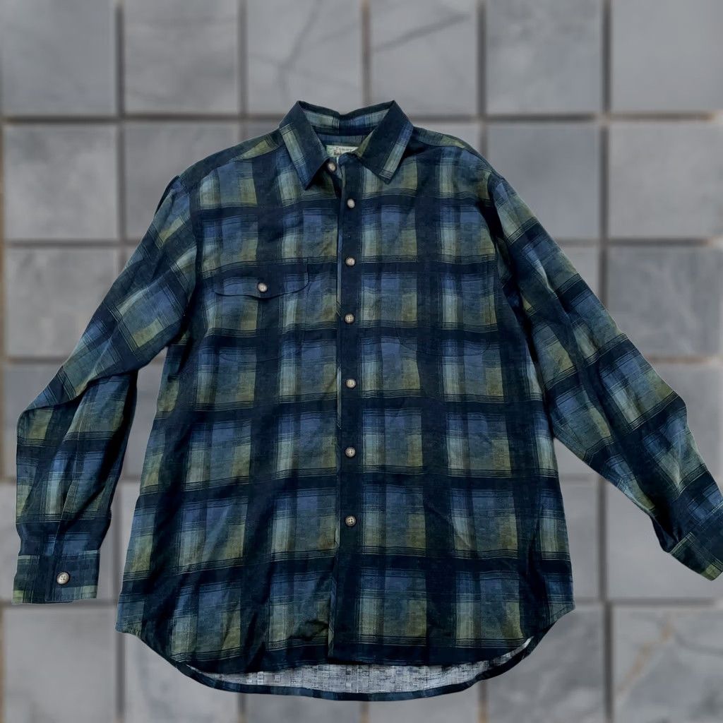 Tommy Bahama Tommy Bahama Shirt Mens S Colorful Silk Plaid Regular Fit Collared Button Up Size US S / EU 44-46 / 1 - 1 Thumbnail