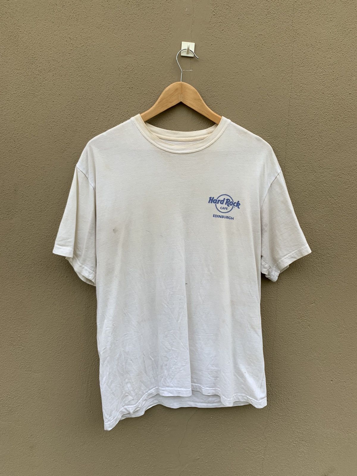 Hard Rock Cafe Y2K Thrashed Faded Hard Rock Cafe Edinburgh Printed tee Size US L / EU 52-54 / 3 - 3 Thumbnail