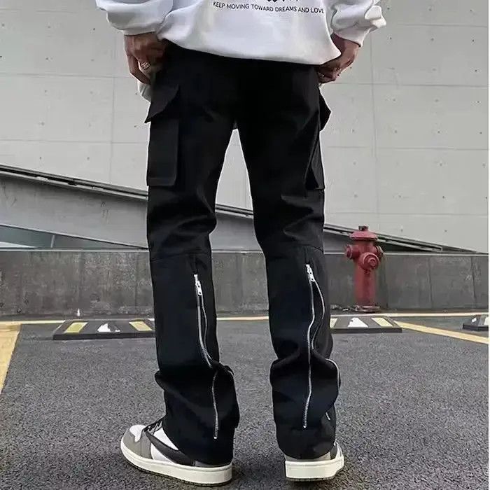 Japanese Brand Back Zipper Casual Cargo Pant Size US 32 / EU 48 - 1 Thumbnail