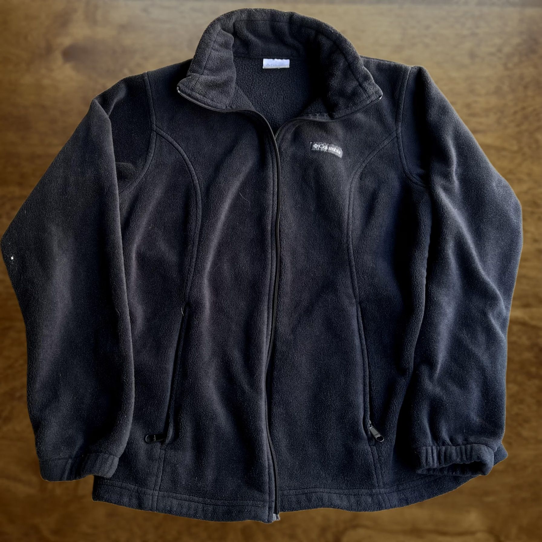 Vintage Columbia Fleece Jacket Womens Large Black Full Zip Pockets Casual Outdoor Cozy Size L / US 10 / IT 46 - 1 Thumbnail