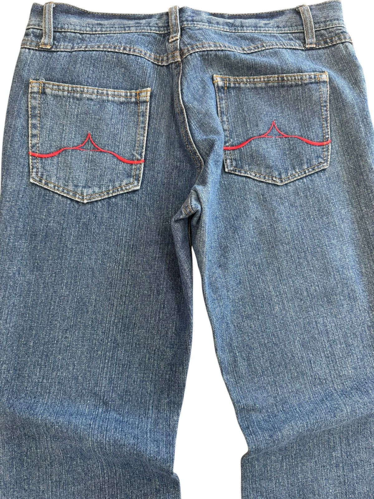 In The Attic In The Attic Blue Faded Wash Patchwork Jeans Size US 32 / EU 48 - 5 Thumbnail