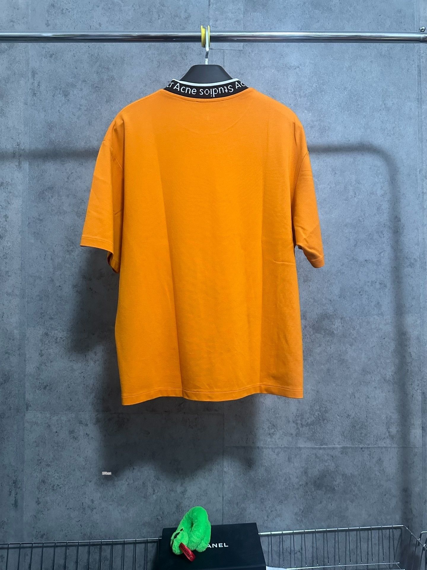 Acne Studios Acne Studios Embroidered Logo Orange T-shirt Size US M / EU 48-50 / 2 - 4 Thumbnail