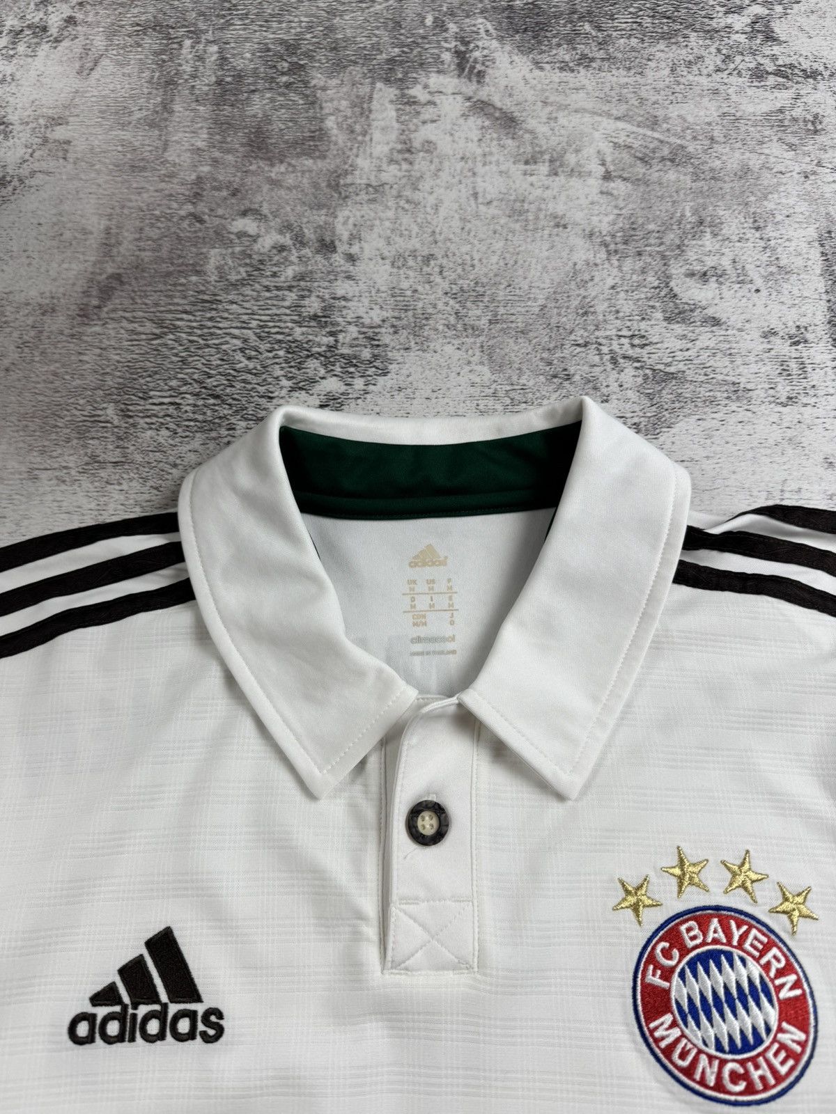 Adidas Bayern Munchen 2013 2014 Away Men’s M Adidas White Soccer Football Shirt Jersey Size US M / EU 48-50 / 2 - 8 Thumbnail