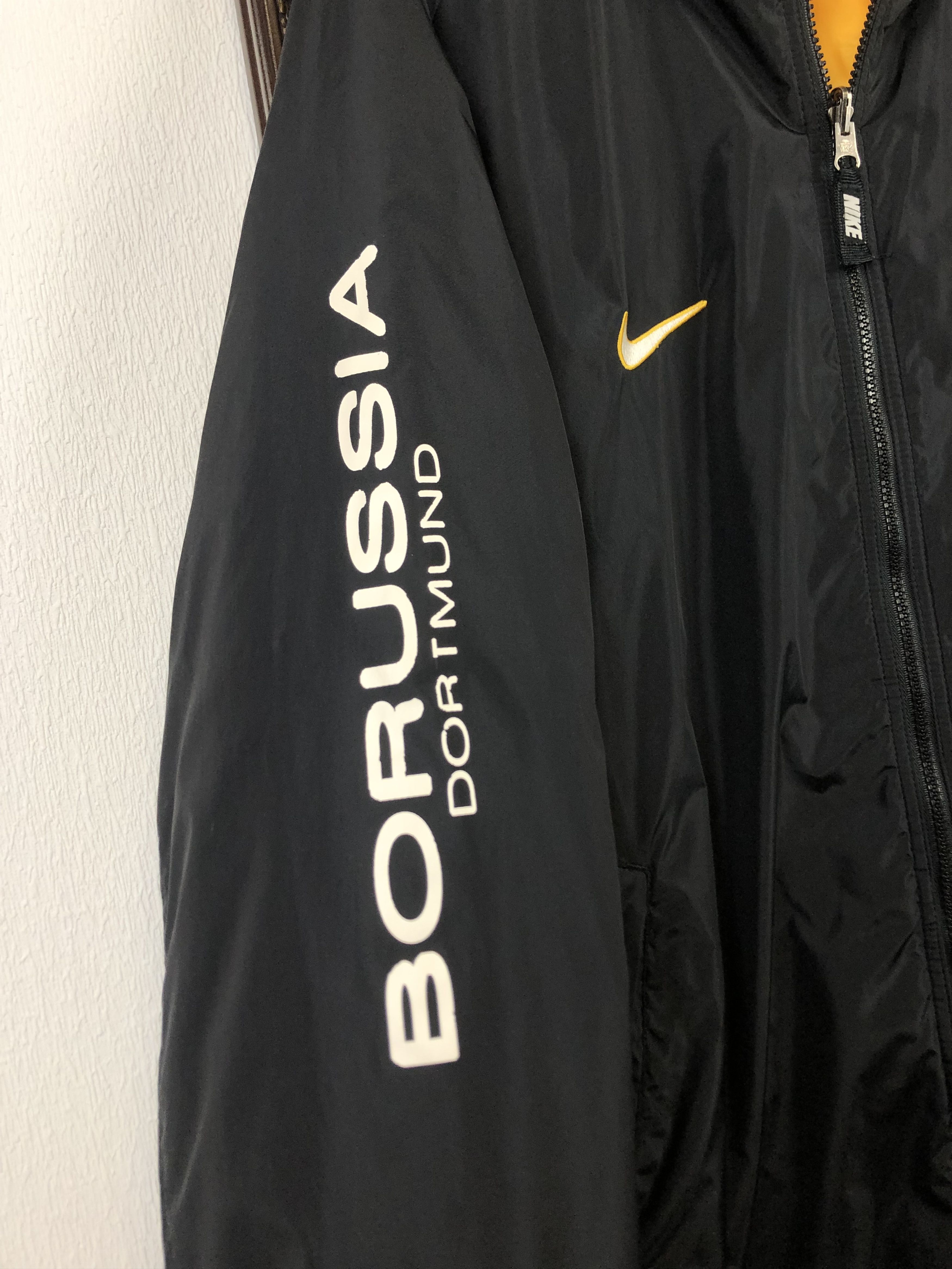 Nike Vintage Borussia Dortmund Football Warm Jacket Double Sided Size US XXL / EU 58 / 5 - 5 Thumbnail