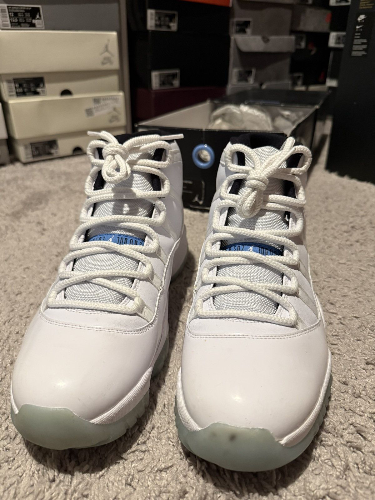 Jordan Brand Air Jordan Retro 11 Legend Blue (2014) Size US 12 / EU 45 - 2 Thumbnail