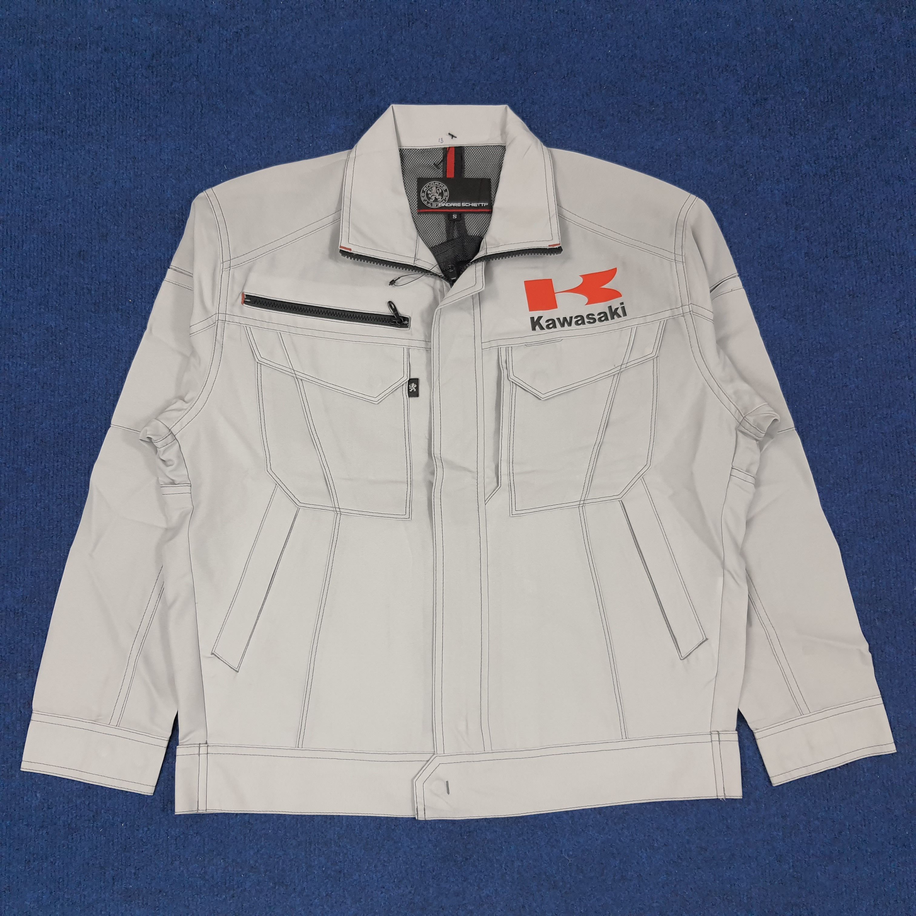 Japanese Brand × Vintage Vintage KAWASAKI Japan Racing Brand Jacket C232N19 Size US M / EU 48-50 / 2 - 3 Thumbnail