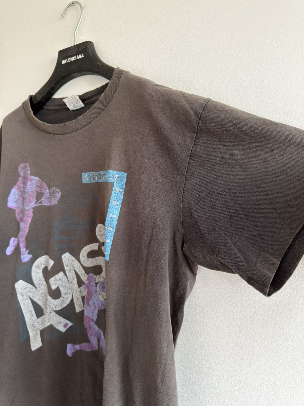 Nike *RARE* 1990s 90s NIKE FADED VINTAGE TENNIS AGASSI Size US M / EU 48-50 / 2 - 4 Thumbnail