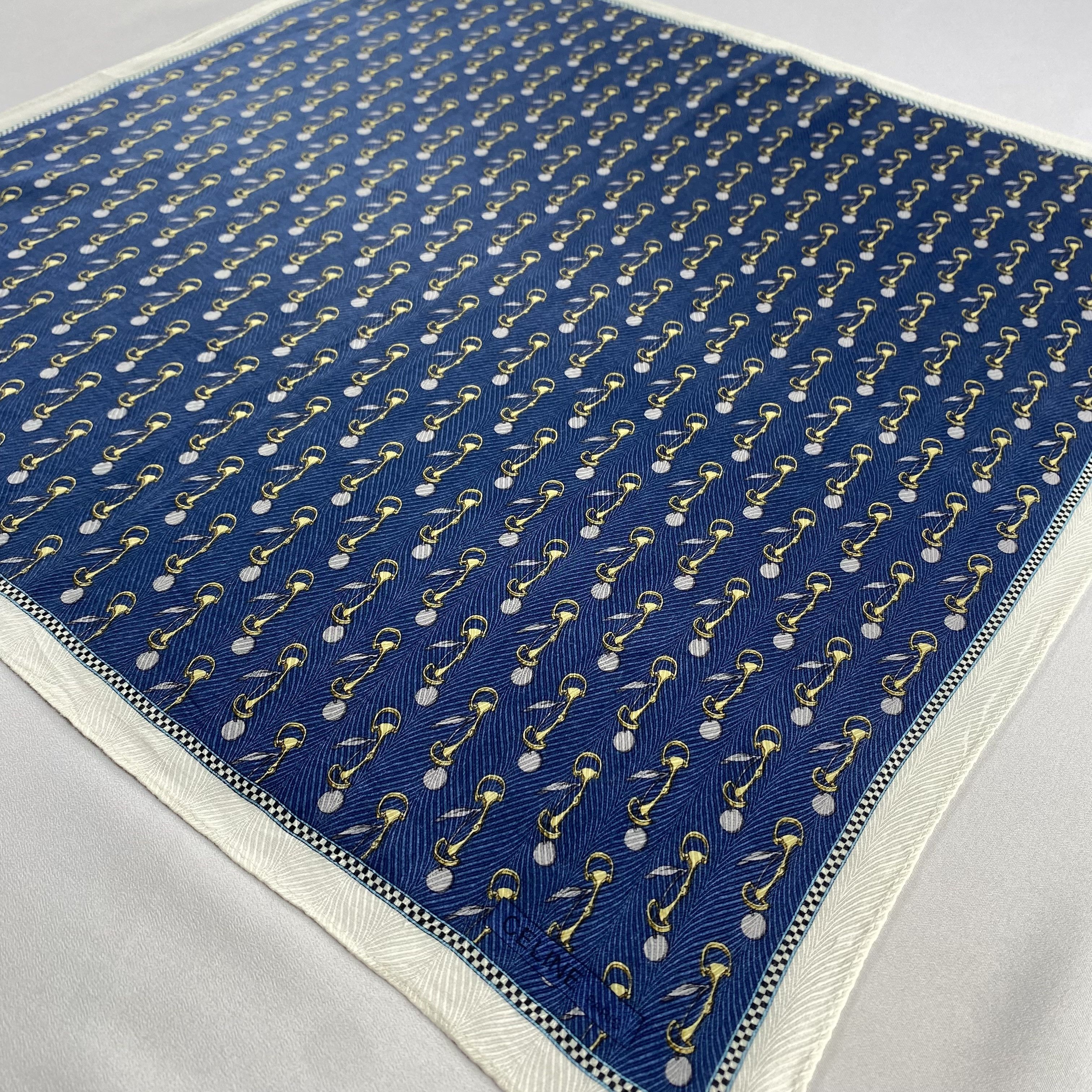 Celine × Vintage Celine Bandana/ Handkerchief / Neckerchief-P1699 Size ONE SIZE - 2 Thumbnail