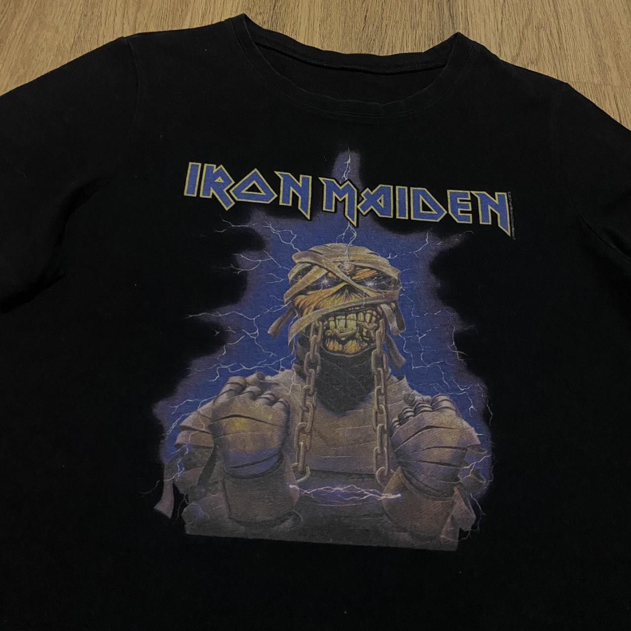 Other Iron Maiden Mummy Prisoner black and blue Long t Size US M / EU 48-50 / 2 - 3 Thumbnail
