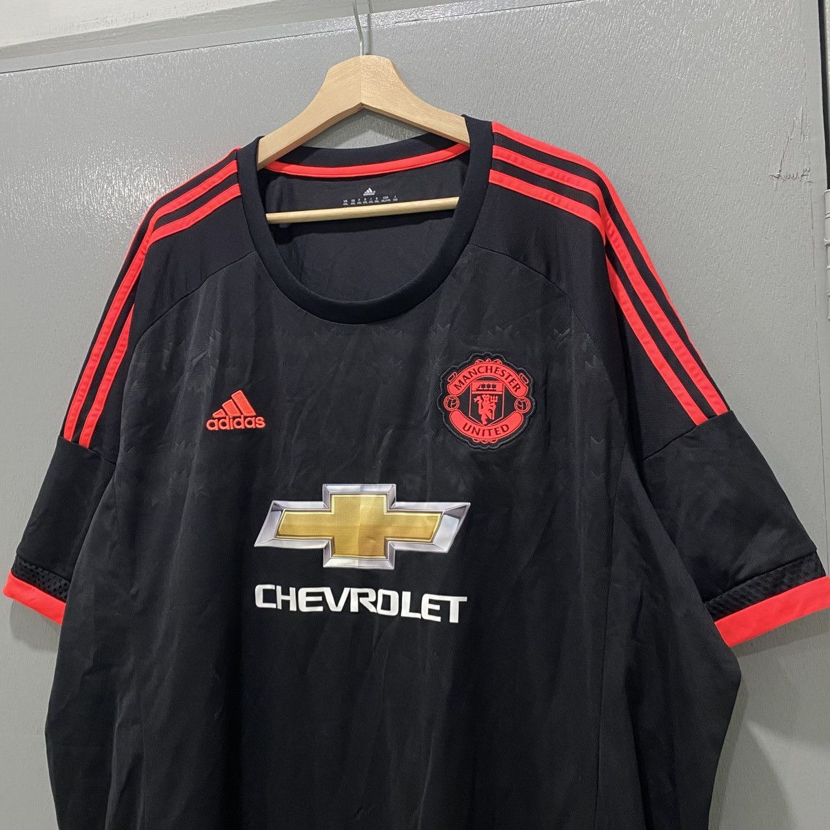 Adidas Adidas Manchester United 2015-16 Third Soccer Jersey Sz 4XL Size US XXL / EU 58 / 5 - 3 Thumbnail