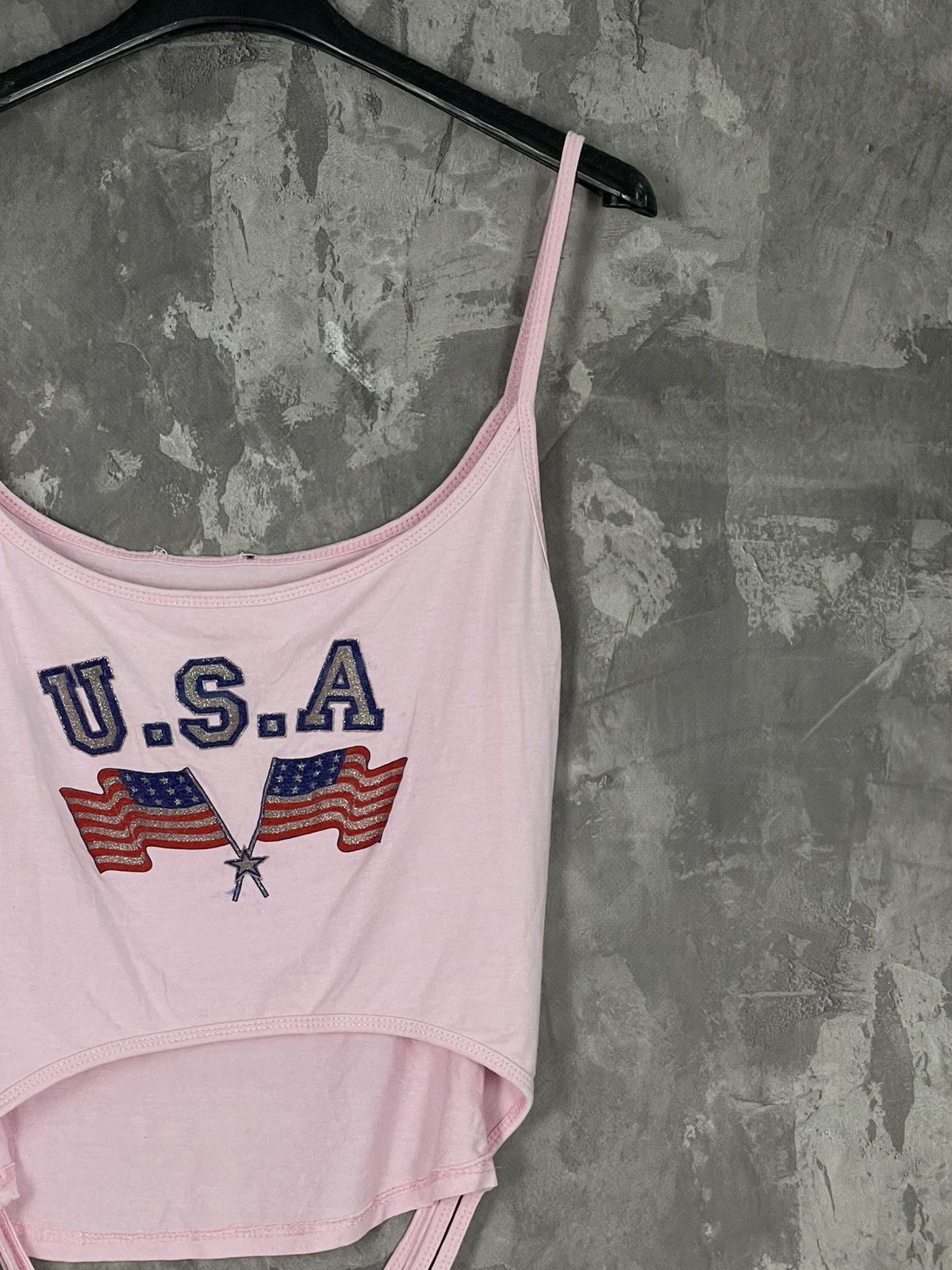 Vintage Y2K Made In USA Big Logo Miss Sixty Style Tank Top Womens Size M / US 6-8 / IT 42-44 - 4 Thumbnail