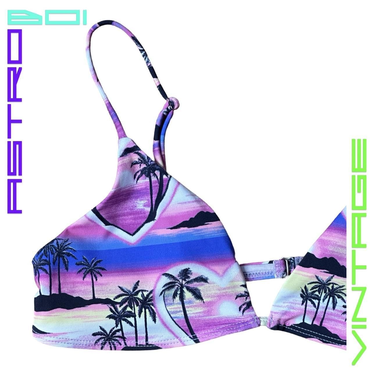 Other Frankies Bikinis Y2K Pink + Black Sunset Bikini Top - Medium Size M / US 6-8 / IT 42-44 - 3 Thumbnail