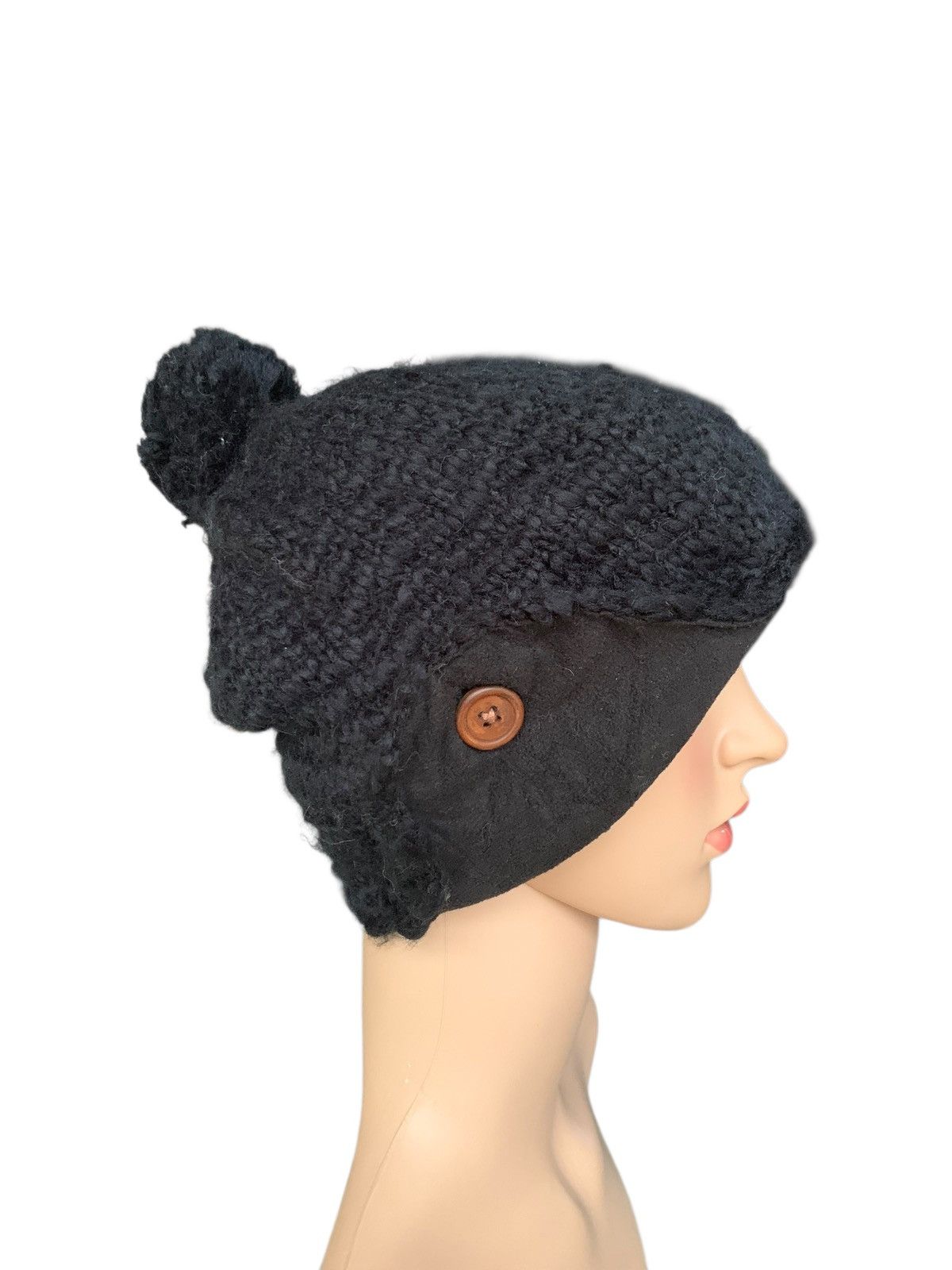 Japanese Brand × Kapital × Vintage Crochet knitted Earflap Beanie Hat Japanese Style Size ONE SIZE - 2 Thumbnail