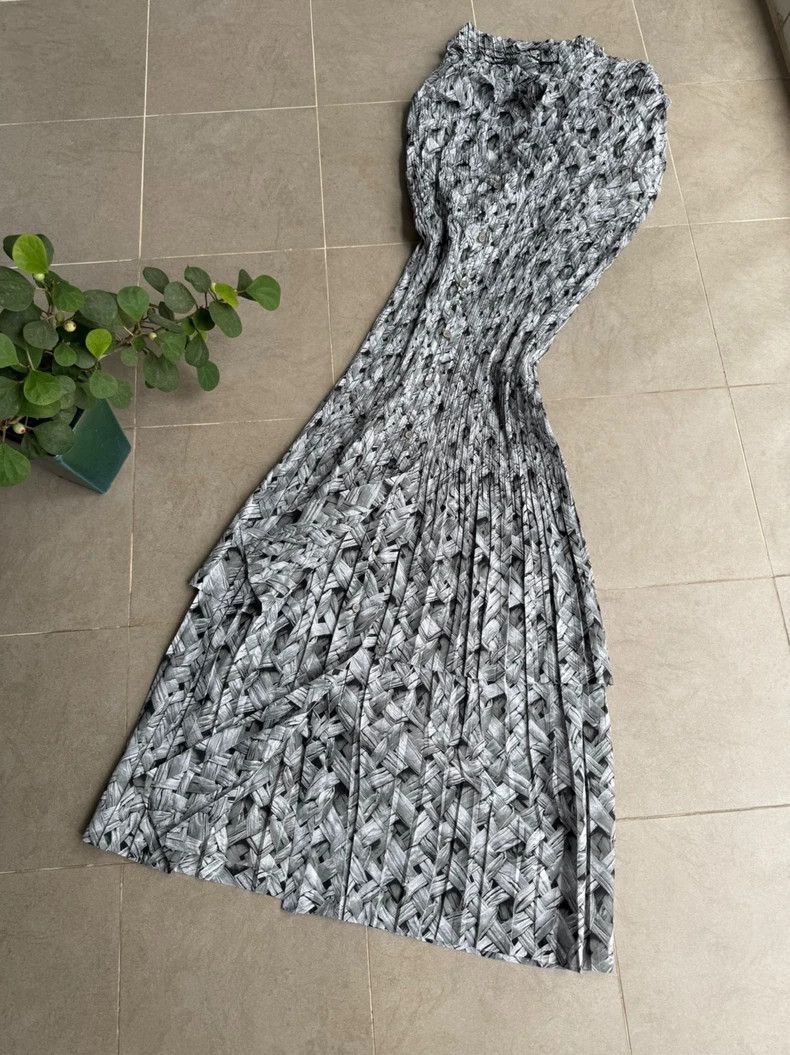 Issey Miyake Issey Miyake size:3 Main line wood grain printed stepped p Size L / US 10 / IT 46 - 4 Thumbnail