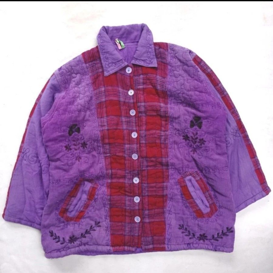 Japanese Brand × Kapital ichioku japan corduroy patchwork embroidery hanten rayon Size US M / EU 48-50 / 2 - 1 Thumbnail