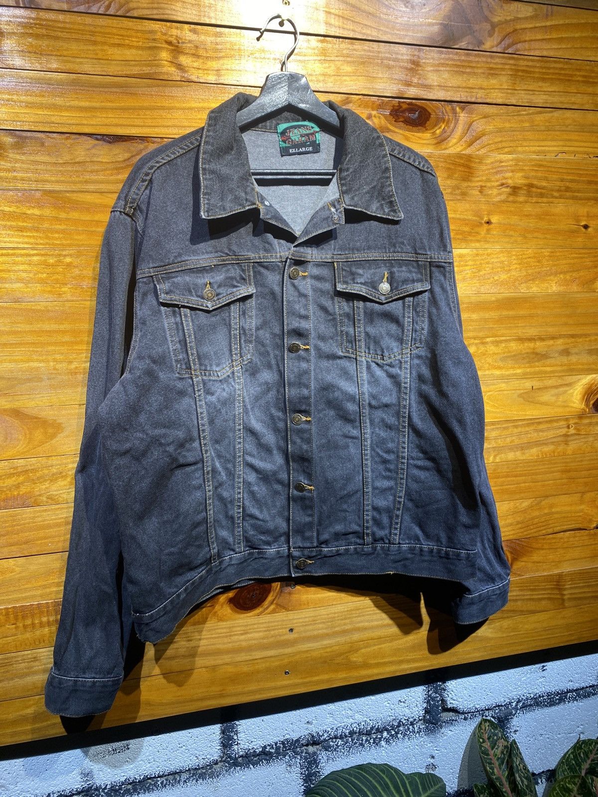 Japanese Brand Vintage Jeans Garam Black Denim Jacket (Unisex) Size US XL / EU 56 / 4 - 3 Thumbnail