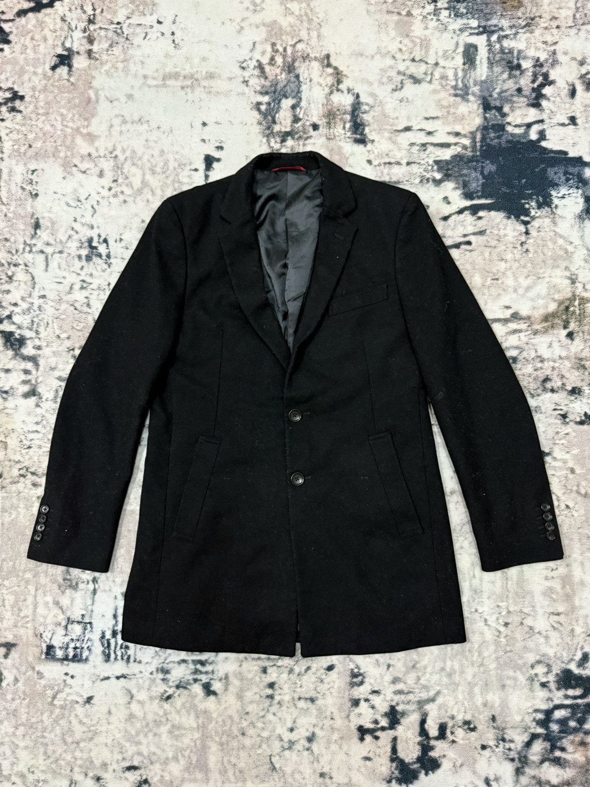 Japanese Brand × semanticdesign Semantic Design Wool Long Blazers Size 38S - 3 Thumbnail