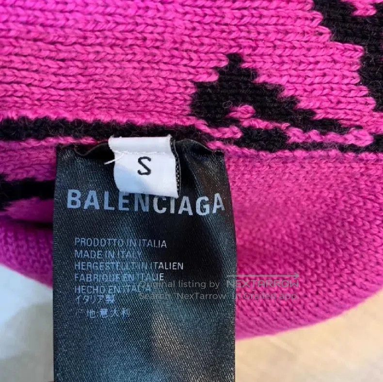 Balenciaga Balenciaga Classic Barrage Full Logo Sweater Size US S / EU 44-46 / 1 - 4 Thumbnail