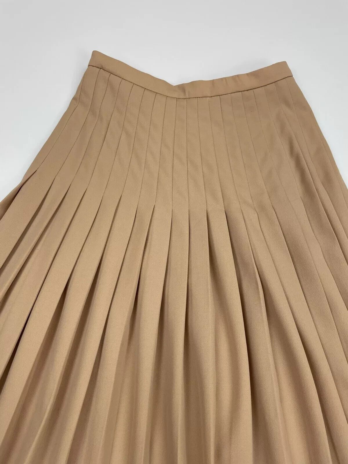 Givenchy Vintage Givenchy 5 Please Wool A-line Midi Skirt Beige Rare Size 30" / US 8 / IT 44 - 9 Thumbnail