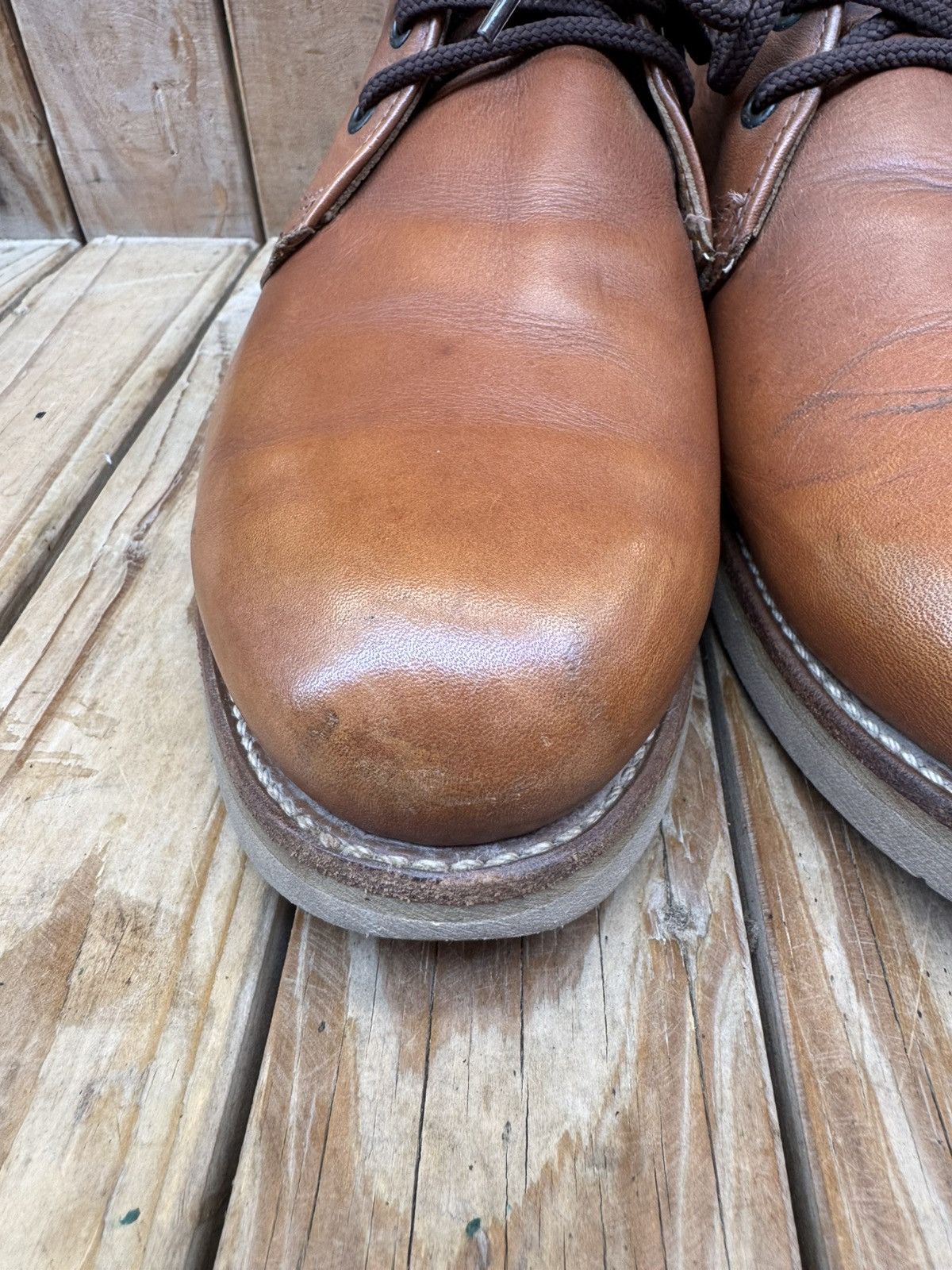 Red Wing Red wing 595 brown Men’s Chukka leather boots US 9 E2 UK 8 Size US 9 / EU 42 - 4 Thumbnail