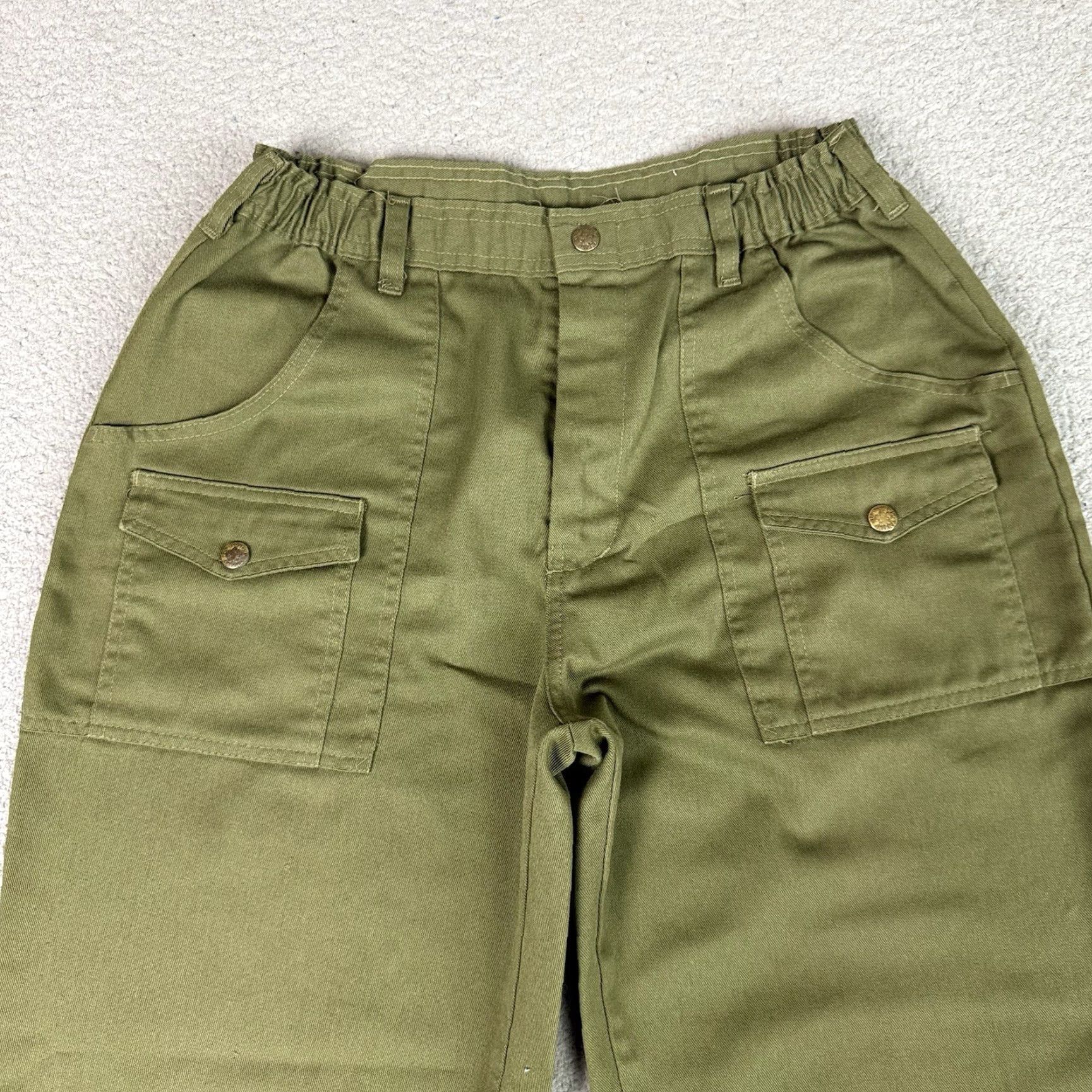 Vintage VINTAGE Boy Scouts Pants Mens 30x26 Green BSA Cargo Uniform Real 80s 90s Retro American Classic Size US 30 / EU 46 - 3 Thumbnail